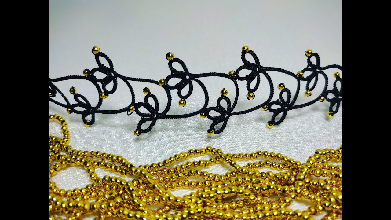 Mekik Oyası Bileklik Tasarımı!Shuttle Tatting Btacelet!
