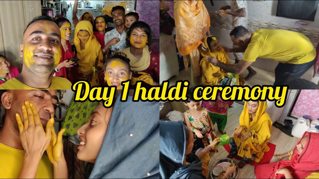Day1 haldi ceremony full enjoy kiye ghar ki last shadi hai😔 | Shafique Aasifa | Vlogs