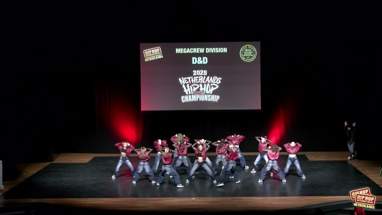 D&D | Gold Medalist - MegaCrew Division | Netherlands Hip Hop Dance Championship 2025