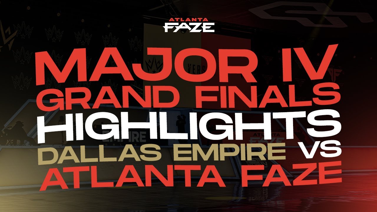 BACK ON LAN! Atlanta FaZe vs Dallas Empire Major 4 Grand Finals Highlights