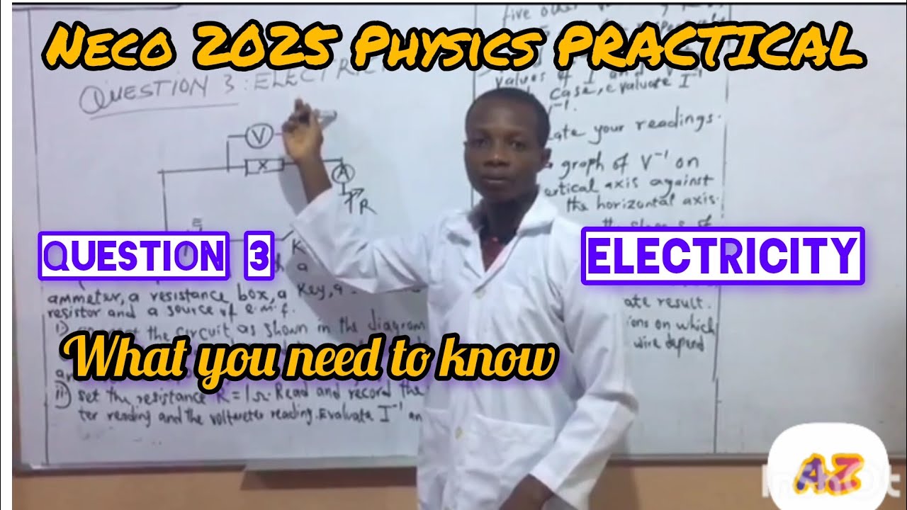 NECO 2025 PHYSICS EXPERIMENT ON ELECTRICITY