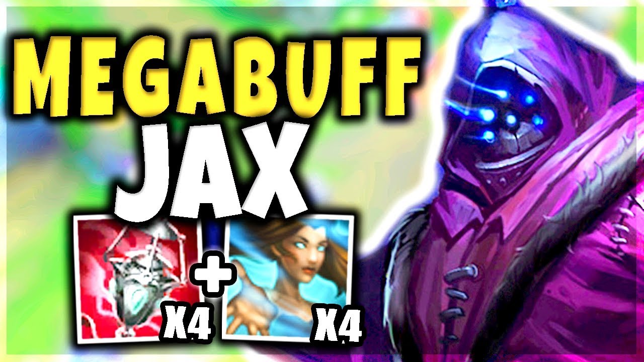 NEW BROKEN MEGA-BUFF JAX GOD STRATEGY!! (4 ARDENT CENSER/WINDSPEAKER SUPPORTS) - League of Legends
