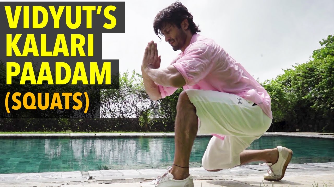 Vidyut's Kalari Paadam (Squats) | Kalaripayattu | Martial Arts