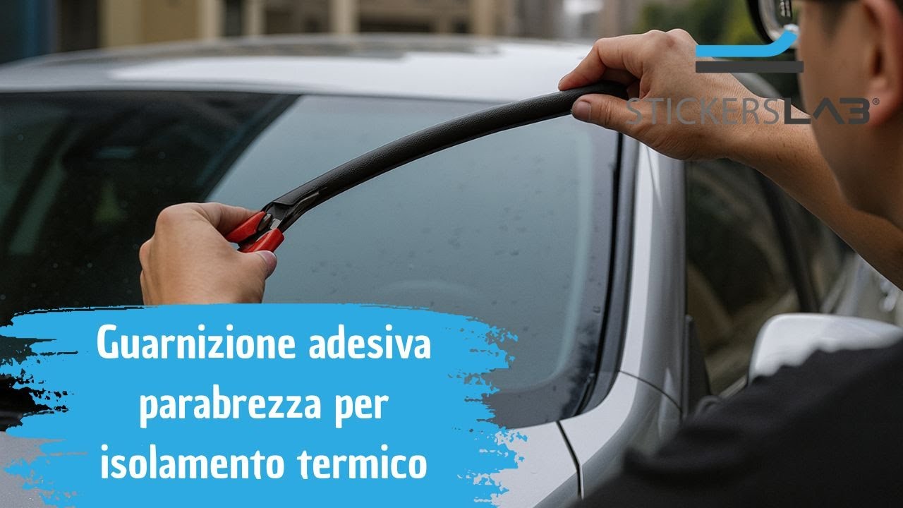 StickersLab - Guarnizione adesiva parabrezza per isolamento termico