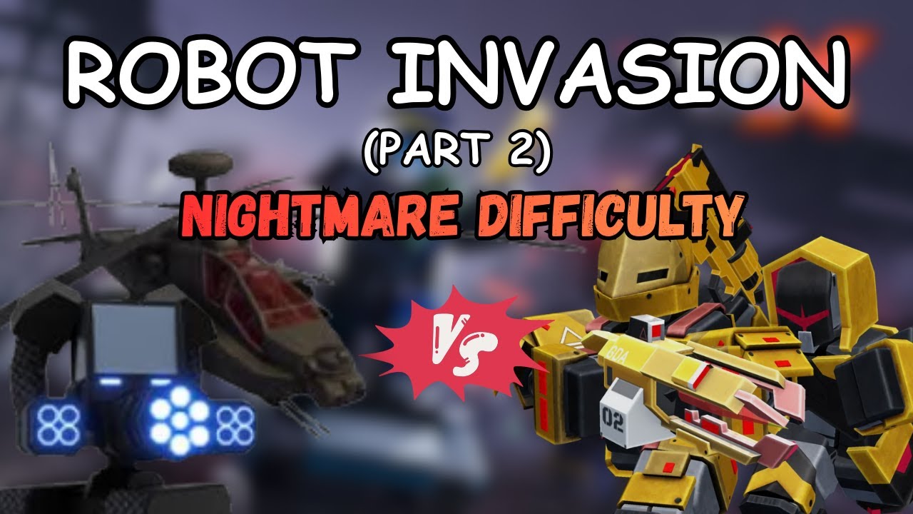 SOLO ROBOT INVASION PART 2 VICTORY (NIGHTMARE) | ROBLOX TDX