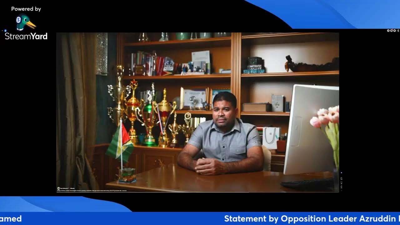 Statement by Opposition Leader Azruddin Mohamed