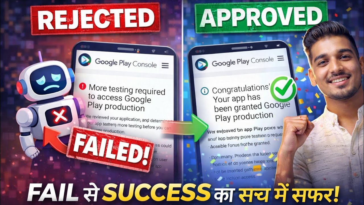 ✅Solution: More testing required to access google play production | closed testing reject solution