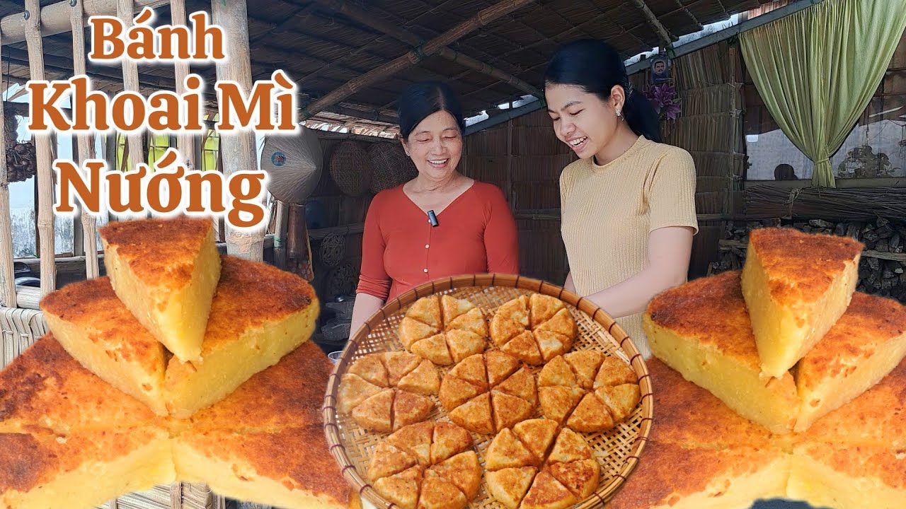 Bánh Khoai Mì Nướng - làm theo kiểu xưa và nay cho ra mẻ bánh ngon