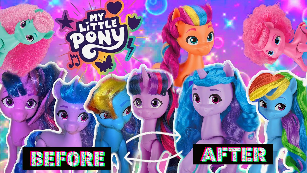 MY LITTLE PONY G5 RESTORATION 🩵 HAIR TUTORIAL 