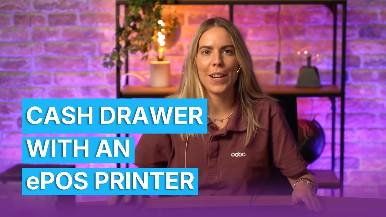Odoo Point of Sales : Cashdrawer