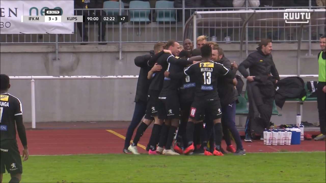Ottelukooste: IFK Mariehamn - KuPS 3-4