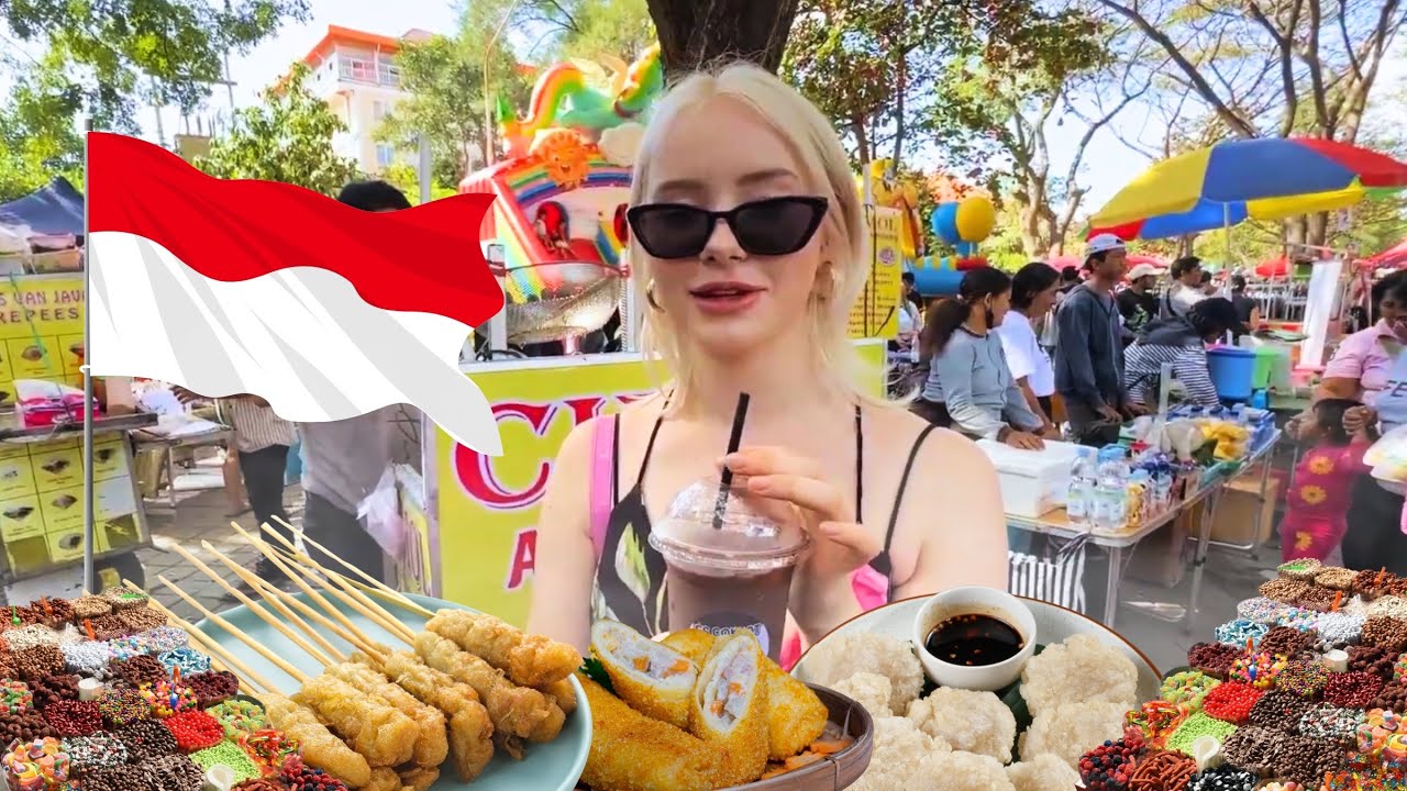 Bule Jerman borong semua MAKANAN INDONESIA!🇮🇩
