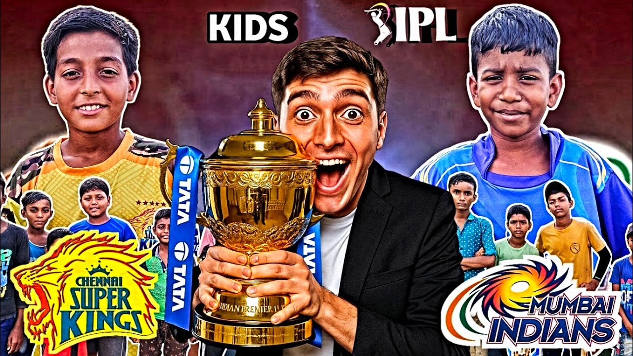Mini IPL CSK vs MI MATCH | Kids IPL Full Match #cricket