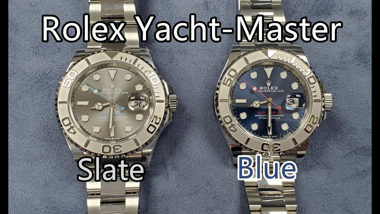 Rolex Yacht-master Slate and Blue Dial 40mm (Model #: 126622)