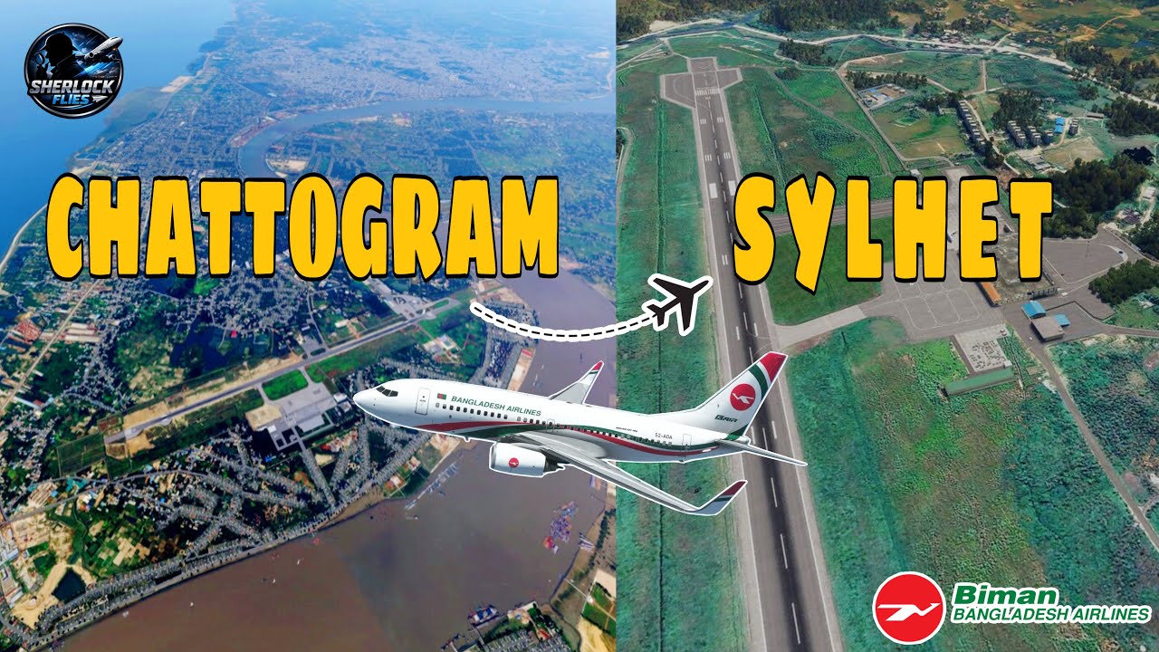 Chattogram to Sylhet | Biman Bangladesh Airlines | CGP-ZYL | Airbus A320Neo | Flight Simulator