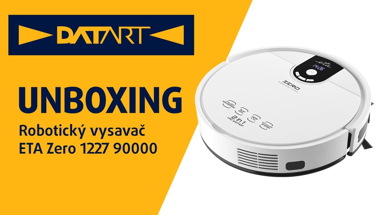 Robotický vysavač ETA Zero 1227 90000 | unboxing