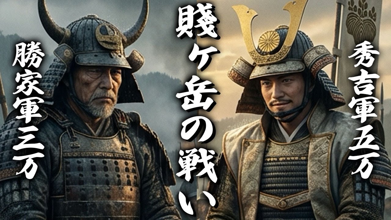 【賤ヶ岳の戦い】秀吉vs勝家！織田信長の後継者争い...豊臣秀吉が行った下剋上...30年の忠誠が5時間で崩れた瞬間を完全再現！