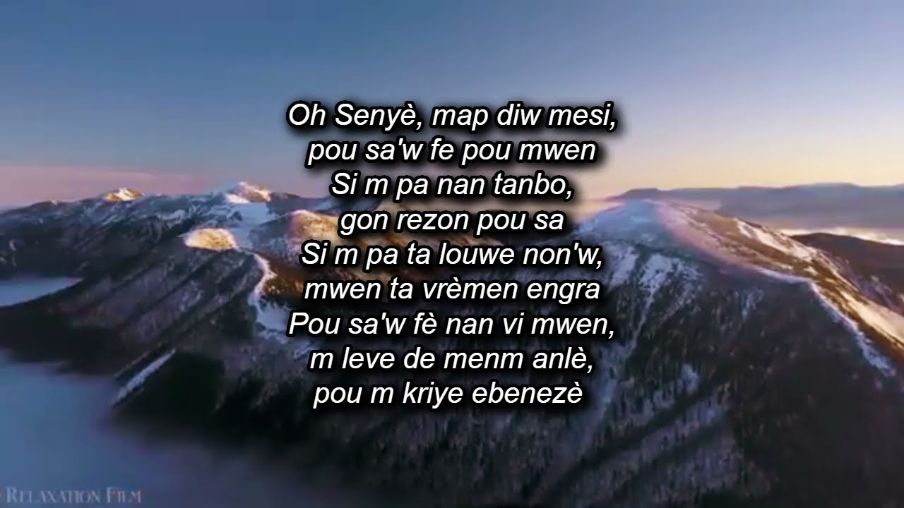 M rekòmande tout sak nan mwen & Oh Senyè,  map diw mesi