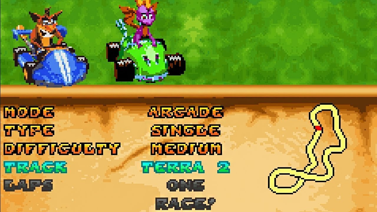 Crash Nitro Kart Game Boy Advance - Multiplayer | Road To CTR Nitro-Fueled