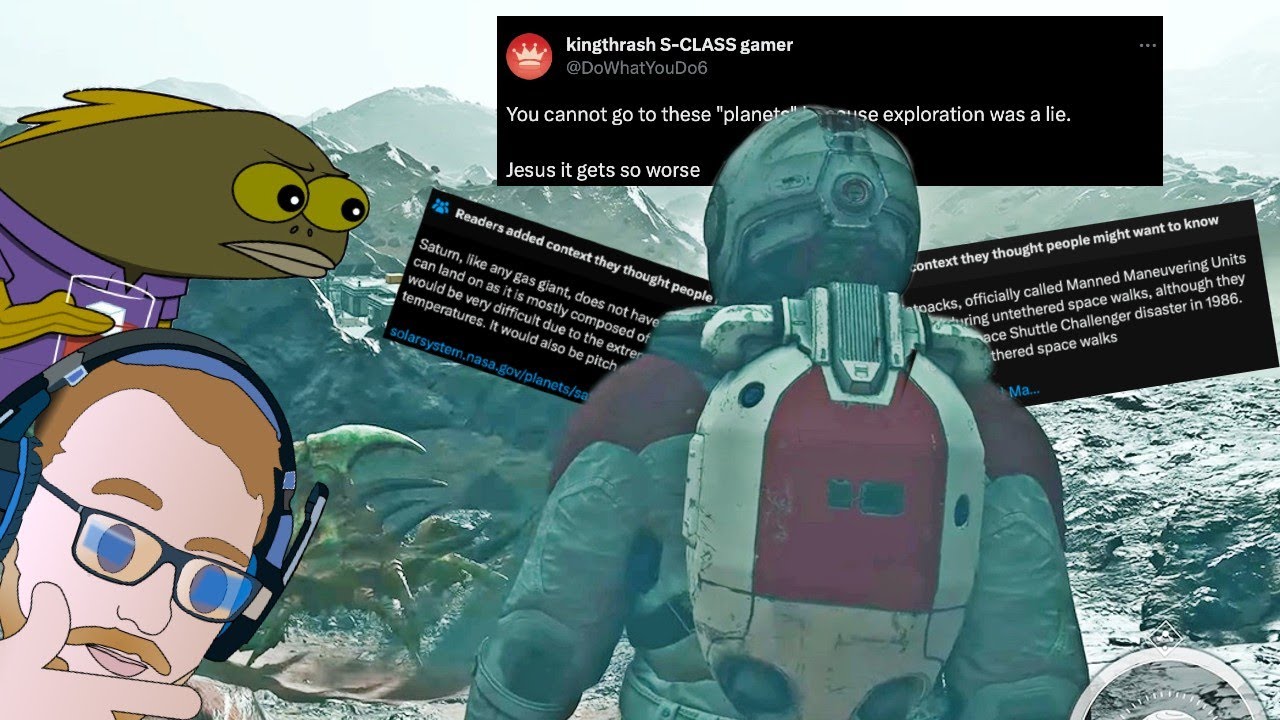 Raging Starfield Hater Gets Community Noted Twice in One Day