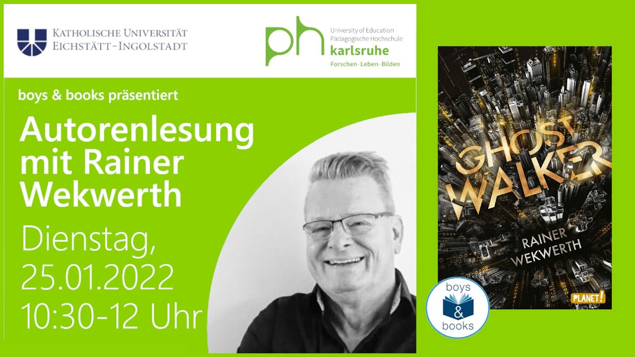 Rainer Wekwerth liest aus 'Ghostwalker'