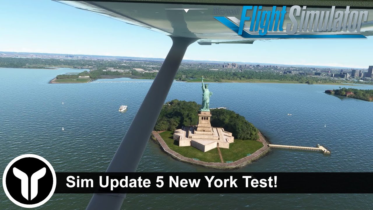 [MSFS] Flying Around New York! | Sim Update 5 Hotfix Performance Test