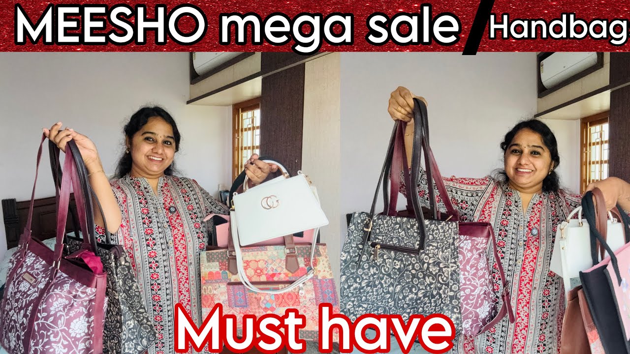 MEESHO 70% Sale Live🤌Budget But Premium 😍 Handbags & Sling Bags From ₹260 |