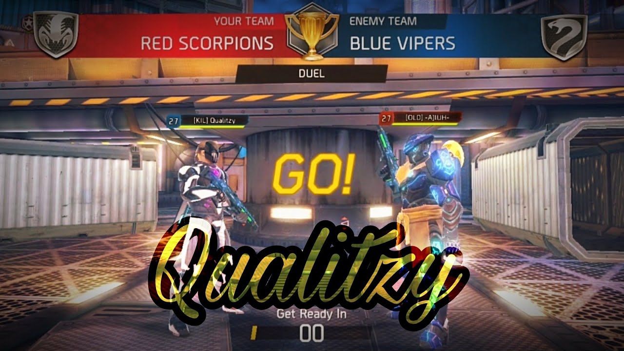 Shadowgun Legends: Intense dueling against [KIL] Qualitzy