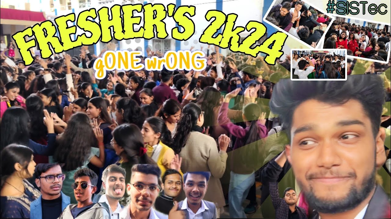 FRESHER'S PARTY VLOG *2024* |SISTec, Bhopal | College Life Vlog |#freshers