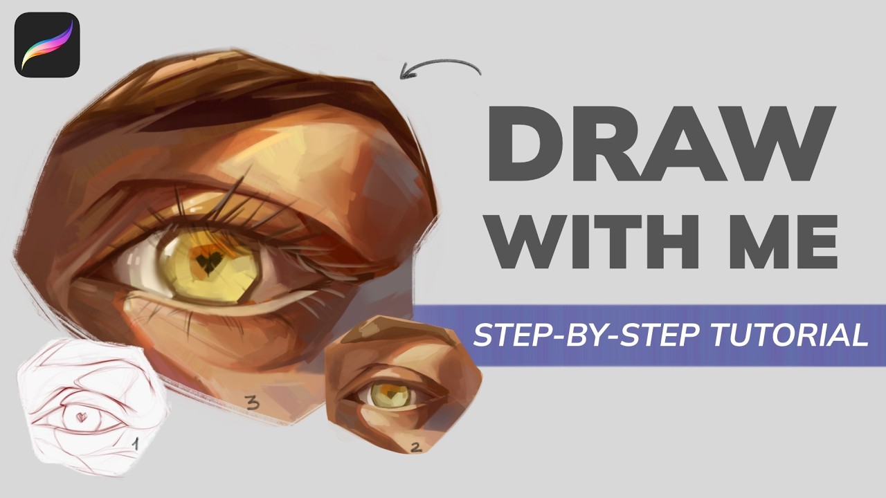 Rendering an Eye Tutorial | Real Time Process | Step by Step