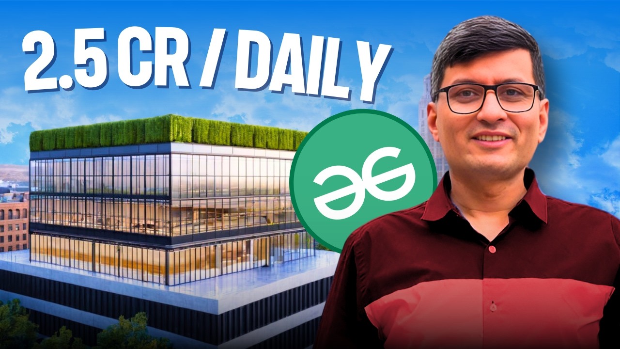 This Guy Really Earn 2.5 CRORE / DAY? | GeeksForGeeks Business Case Study