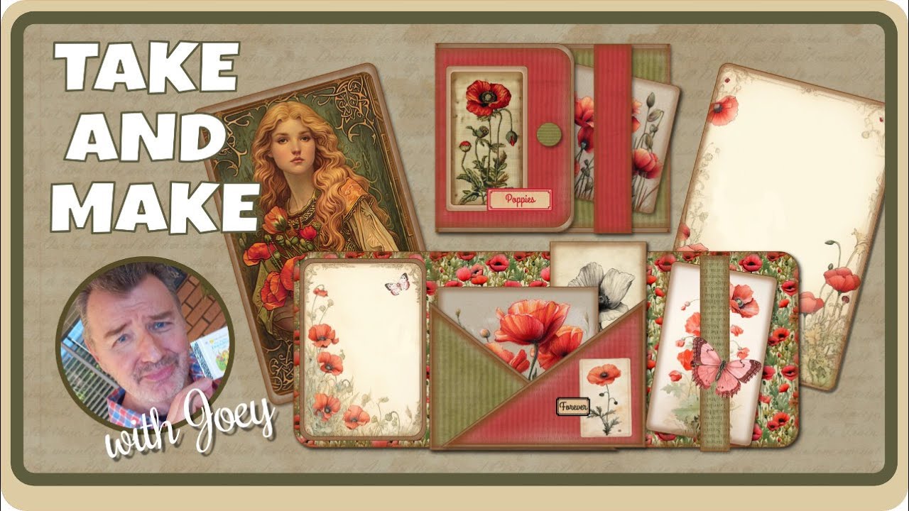 KO-FI FREEBIE: Poppy Ephemera Holder (Poppy Project 2)