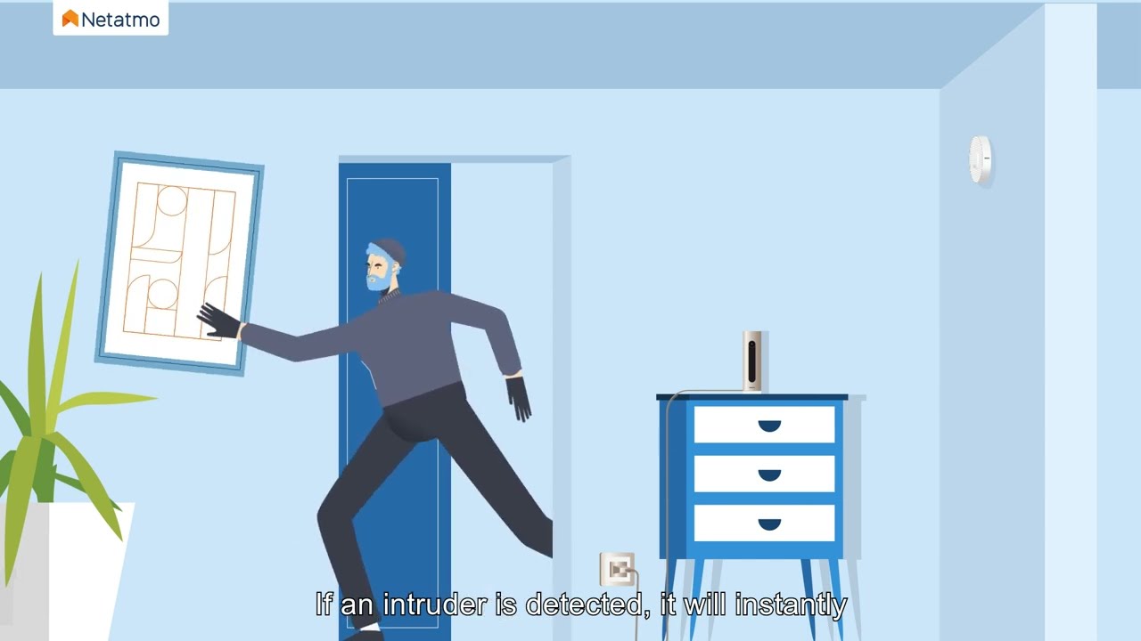 Leave your home with peace of mind thanks to the Netatmo smart security solutions!