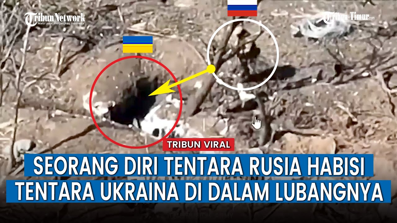 Pasukan Rusia Lempar Granat ke Titik Kecil Tempat Tentara Ukraina Sembunyi