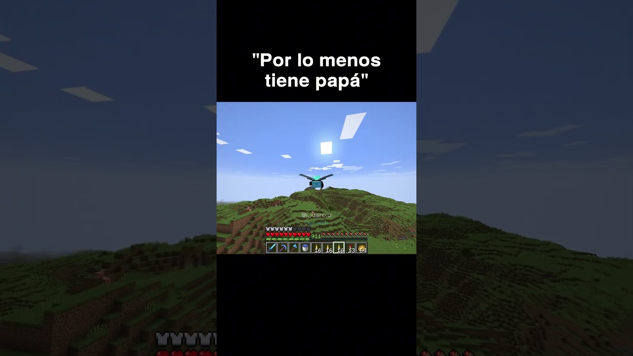 #minecraft con pap&aacute;
