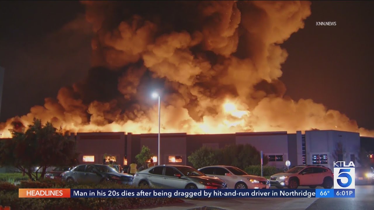 Ontario warehouse fire investigated as arson