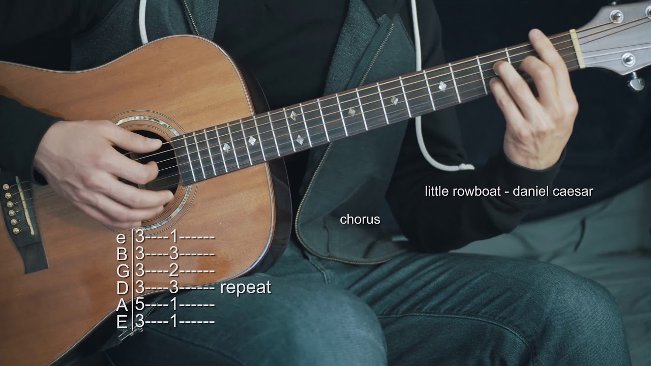 Little Rowboat - Daniel Caesar - Guitar Tabs