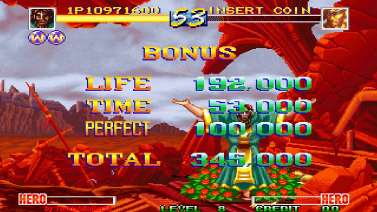 World Heroes Perfect (World) (Arcade) - (Longplay - Rasputin | Level 8 Difficulty)