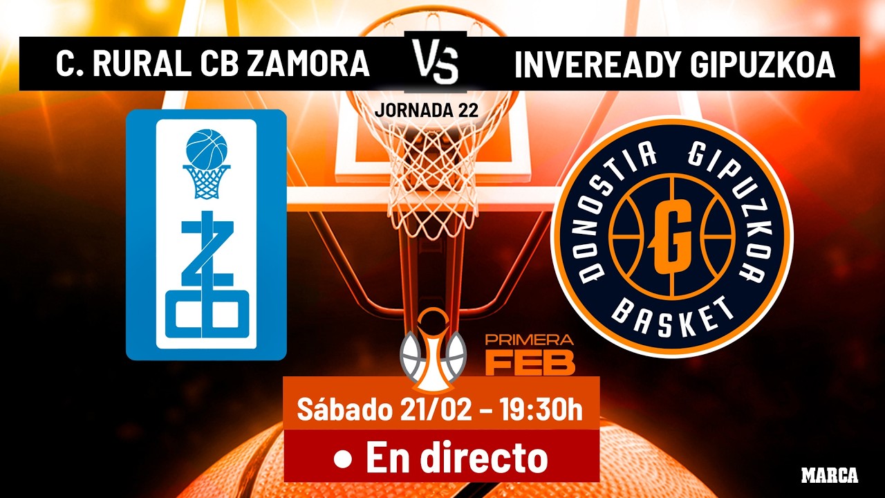BASKET FEB: C. Rural CB Zamora vs Inveready Gipuzkoa I EN DIRECTO