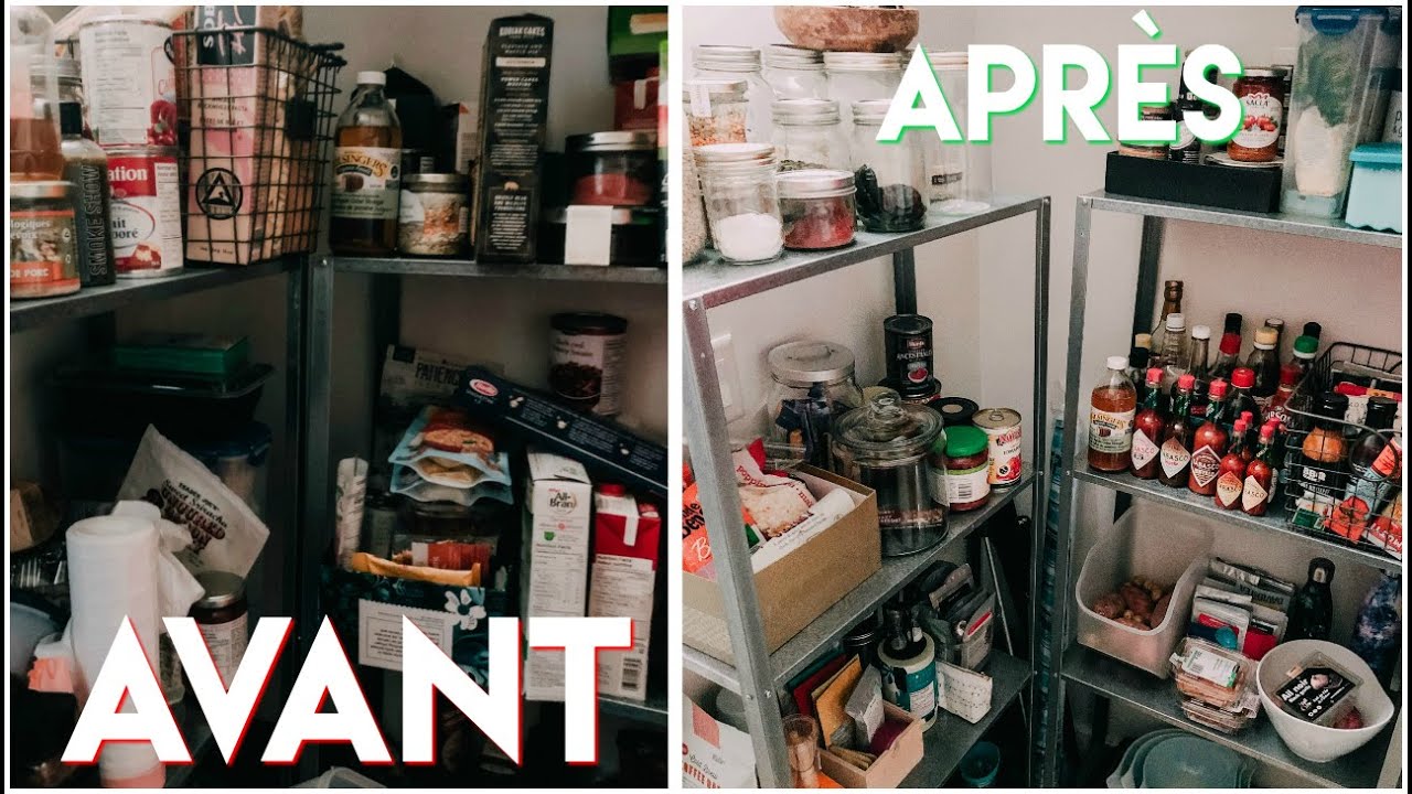 DÉSENCOMBREMENT DE MON GARDE-MANGER - ORGANISE AVEC MOI