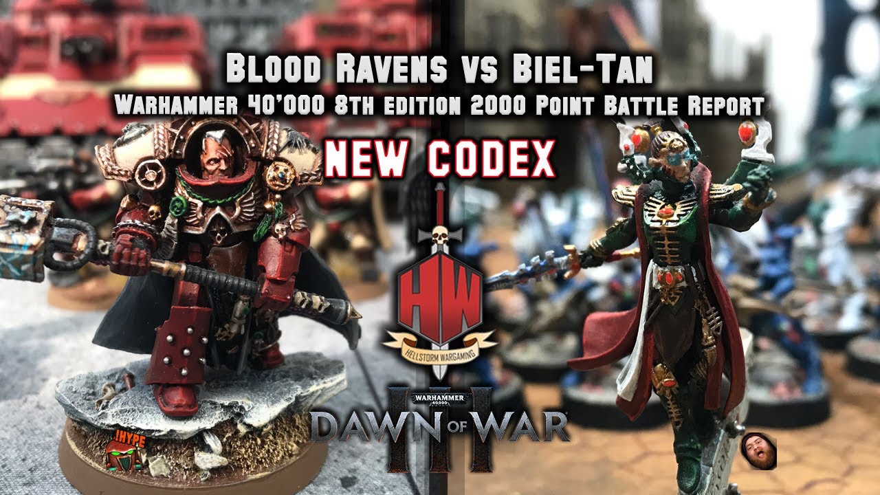 Blood Ravens vs Craftworld Biel Tan *NEW CODEX* Warhammer 40k Battle Report