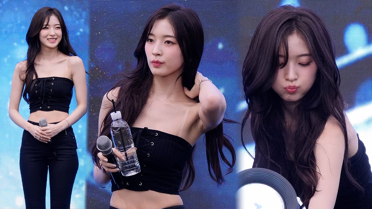 블랙진 오프숄더 오마이걸 아린 직캠 (OH MY GIRL ARIN)｜전통시장 청년상인 축제 240605