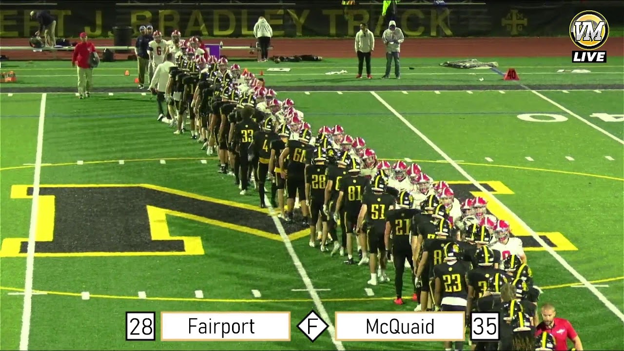 Fairport v Mcquaid  Football  9.14.23.   7PM