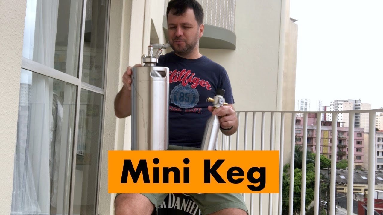 Mini Keg mini barril de cerveja. O melhor custo benefício para sistema de carbonatação e extração.