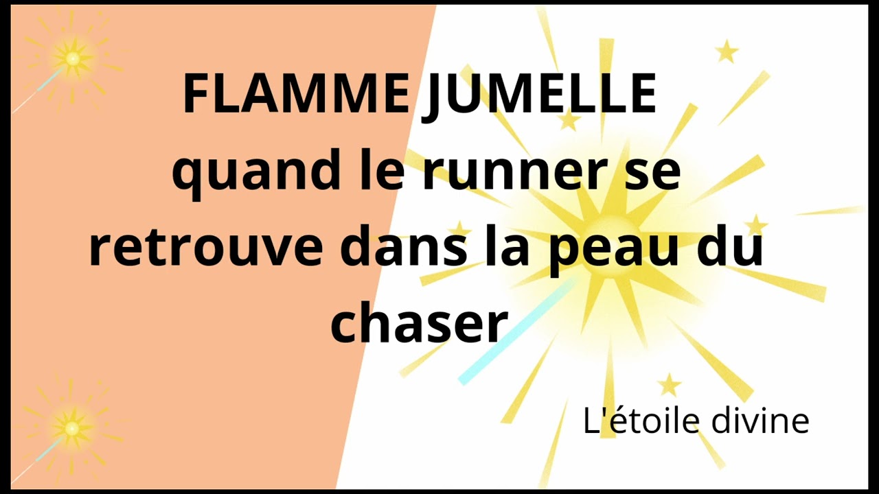 quand le runner se retrouve dans la peau du chaser #flammejumelle #conscience #spiritualité #couple