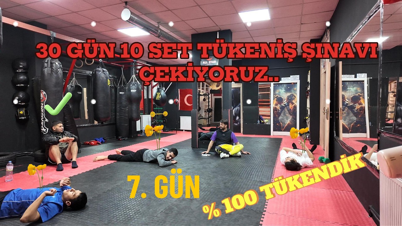 30 GÜNLÜK TÜKENİŞ ŞINAVI ÇEKİYORUZ. ***7.GÜN**