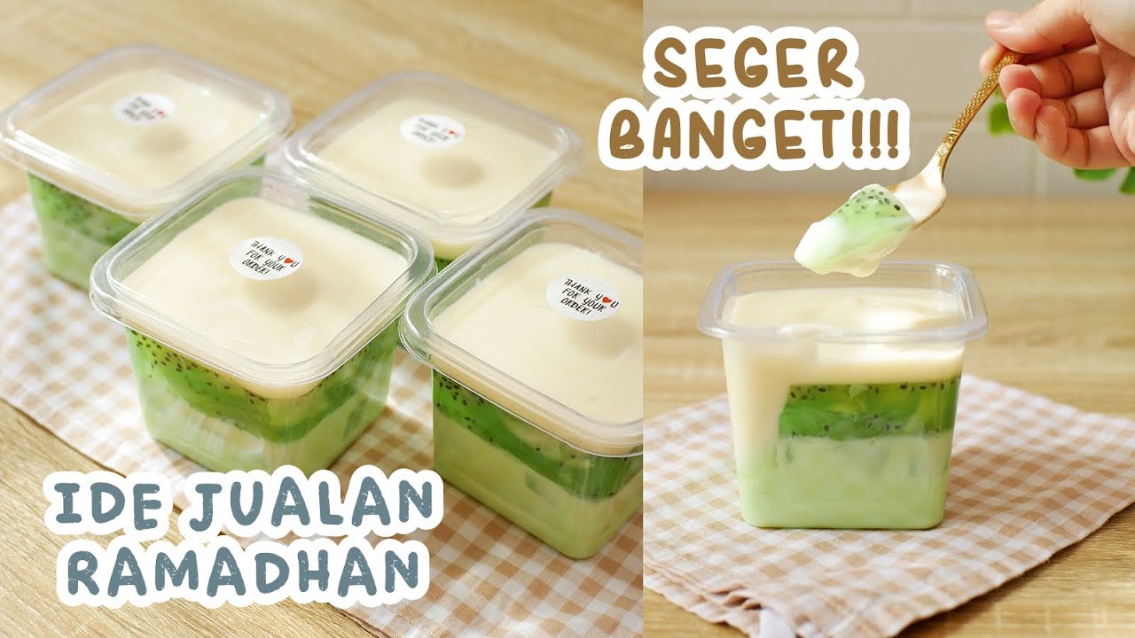 IDE JUALAN KEKINIAN!! PUDING COCO MELON - HARUM SEGAR BANGET!!