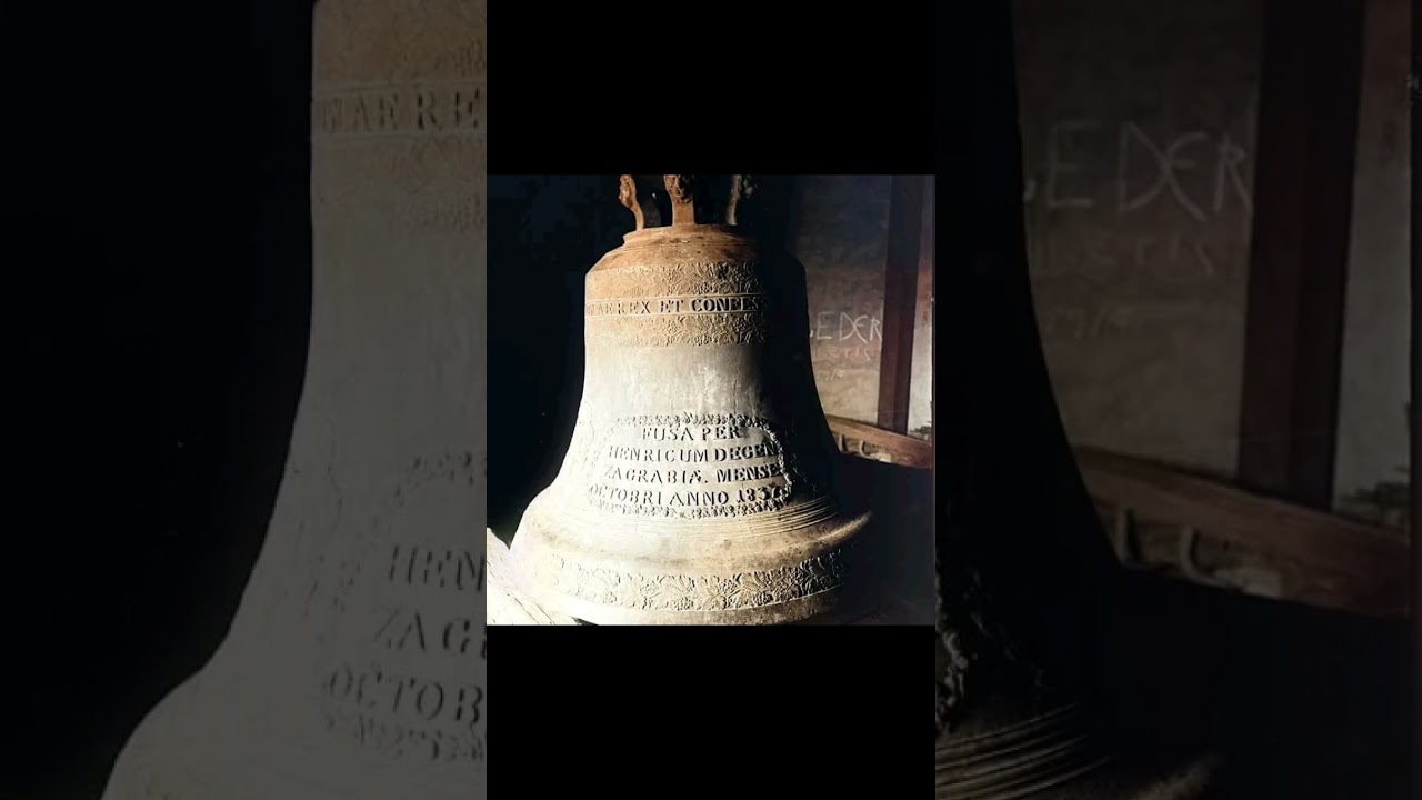 Zagreb(katedrala)-simulacija zvuka starog zvona sv. Ladislava(stvarne slike)