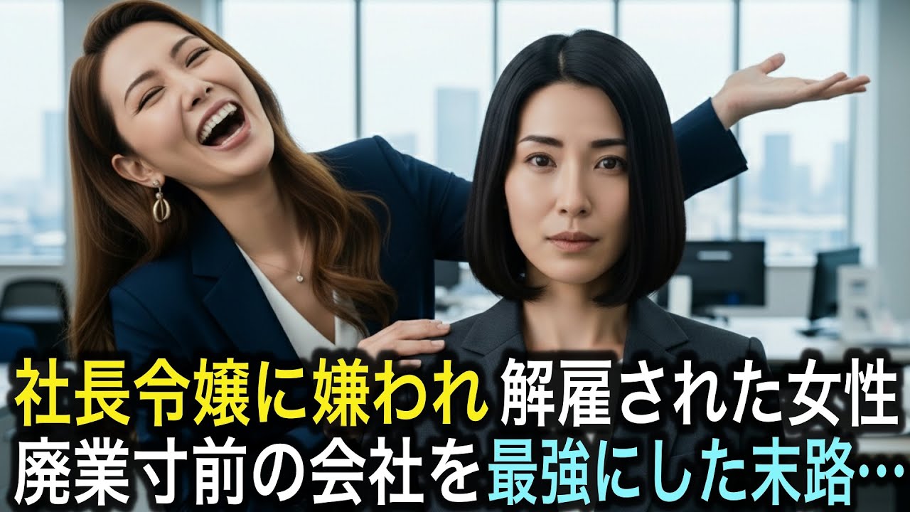 社長令嬢に嫌われ解雇された女性。廃業寸前の会社を最強にした末路…
