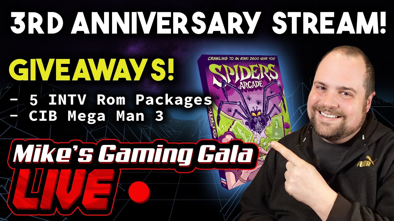 GIVEAWAYS AND GUESTS! Spiders Arcade Live Stream and Hangout!